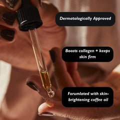 Organic Face Oil with Coffee, Rosehip + Jojoba 30Ml - Natural Hydrating Facial Oil - Vitamin C, Rosehip Oil Fades Dark Spots + Sea Buckthorn Keeps Skin Supple - Vegan + Cruelty-Free