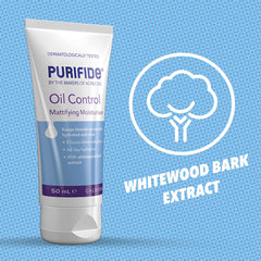 Purifide by Oil Control Mattifying Face Moisturiser for Acne Prone Skin, Face Cream for Oily Skin 50Ml