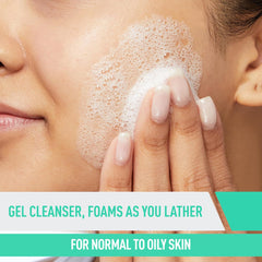 Foaming Cleanser 16 Oz for Daily Face Washing, Normal to Oily Skin
