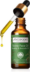 Divine Face Oil Rosehip Oil & Avocado Oil – Anti-Aging Face Oil to Address Appearance of Fine Lines & Wrinkles - 30Ml