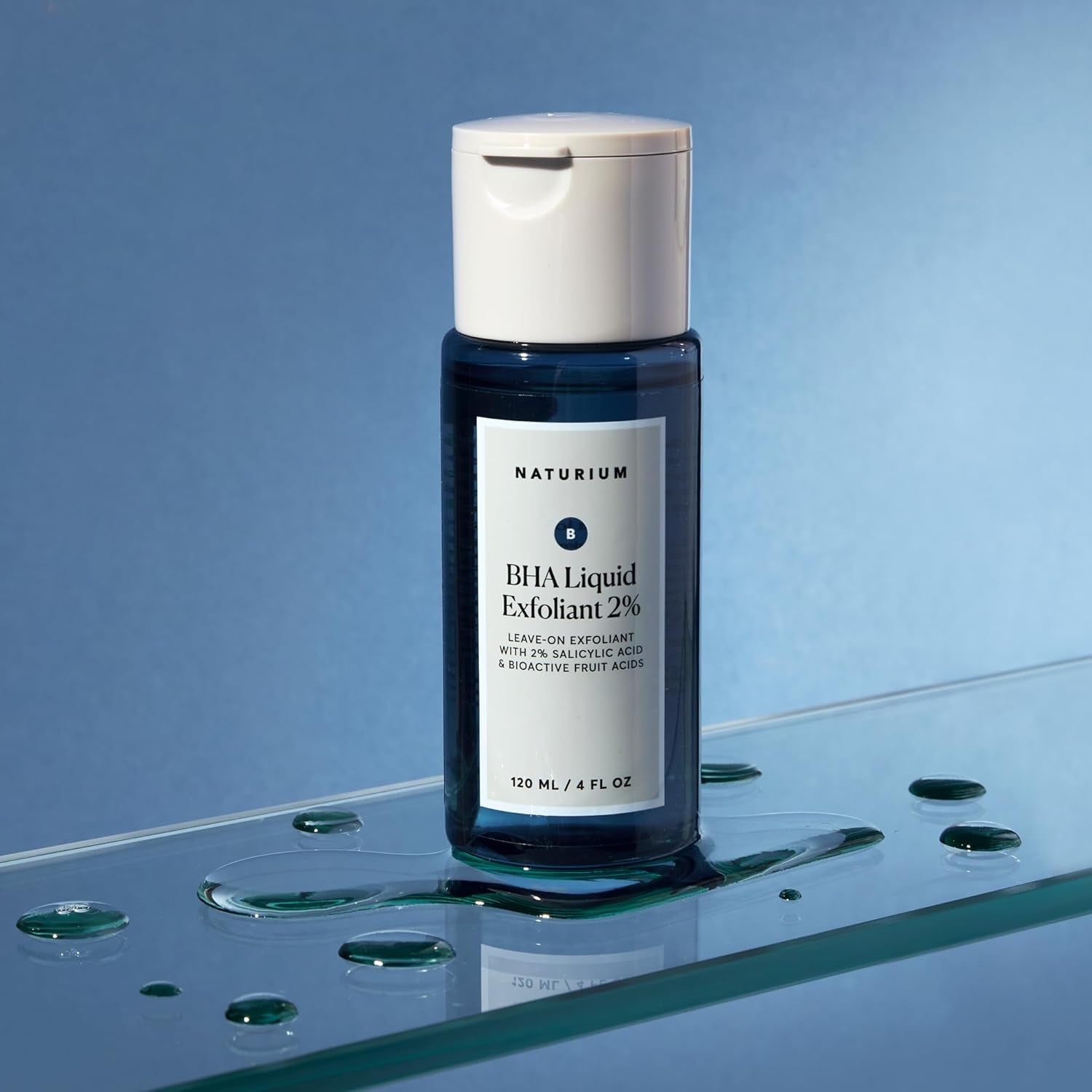 BHA Liquid Exfoliant 2%, Leave-On Face & Skin Care Pore Exfoliant, with Salicylic Acid & Bioactive Fruit Acids | 4.0 FL OZ / 120 ML
