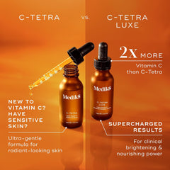 C-Tetra - Lipid 7% Vitamin C Radiance Serum - Smoothing, Brightening & Nourishing - Perfect for New Vitamin C Users or Sensitive Skin - 30Ml